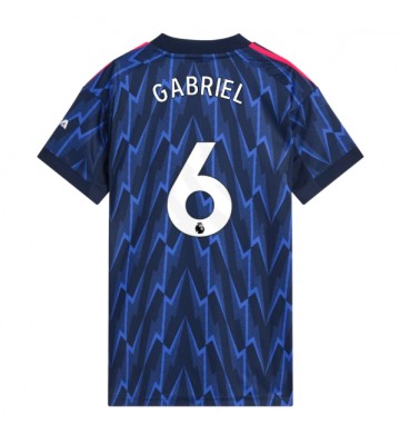 Arsenal Gabriel Magalhaes #6 Bortatröja Dam 2025-26 Kortärmad